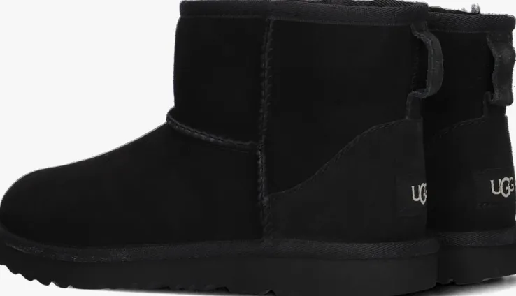 zwarte ugg vachtlaarzen classic mini ii kids