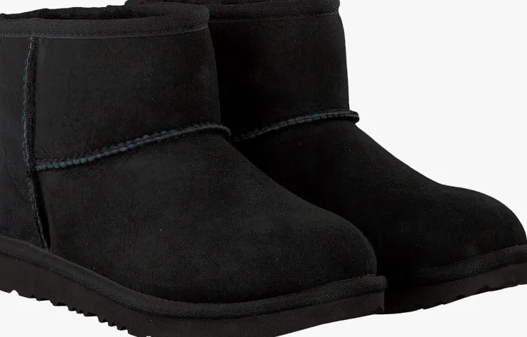 zwarte ugg vachtlaarzen classic mini ii kids