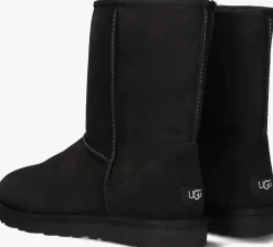 zwarte ugg vachtlaarzen m classic short