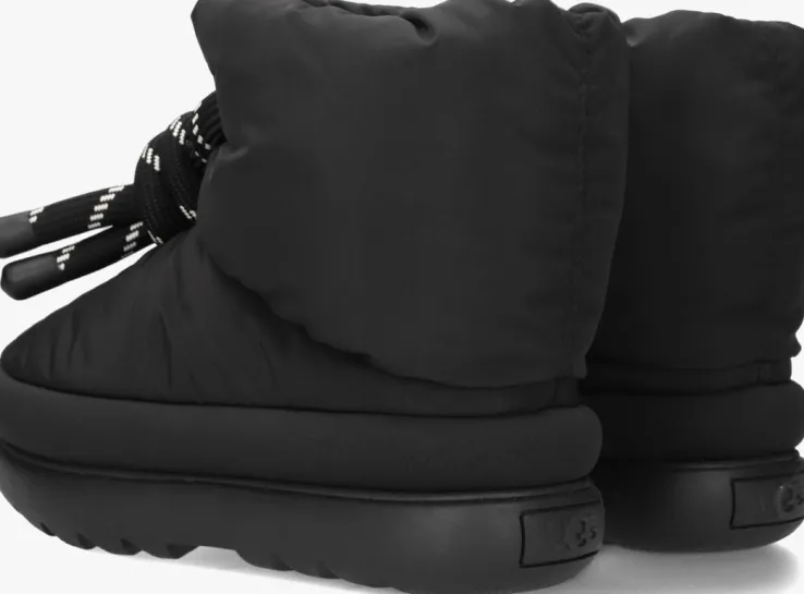 zwarte ugg vachtlaarzen w classic maxi short