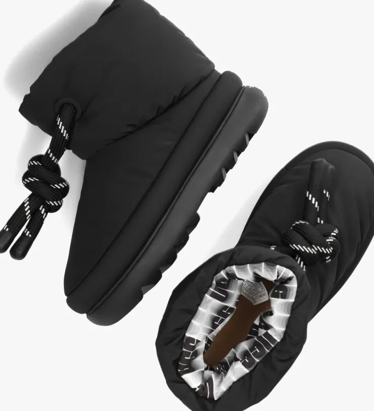 zwarte ugg vachtlaarzen w classic maxi short