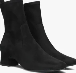 zwarte unisa enkellaarsjes lemico