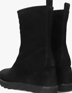 zwarte unisa enkellaarsjes leticia