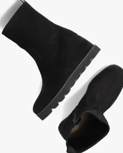 zwarte unisa enkellaarsjes leticia