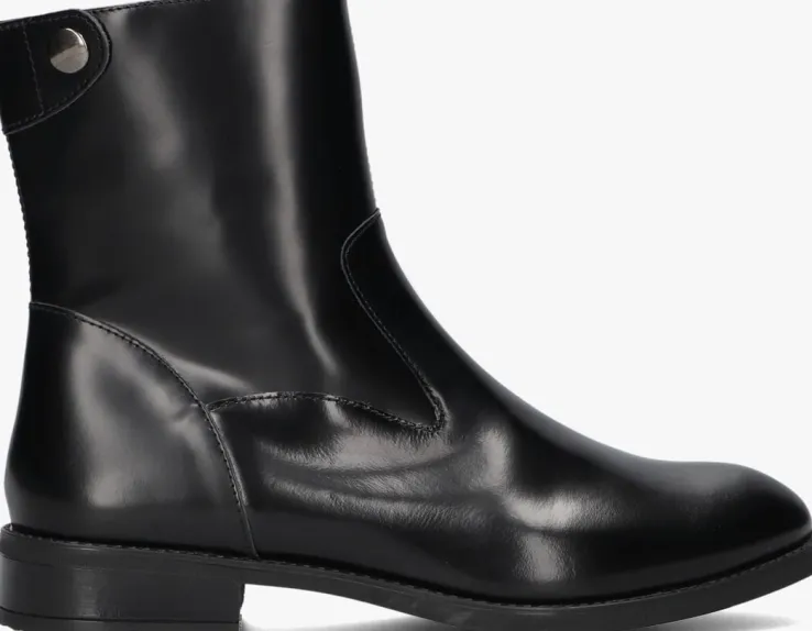 zwarte unisa enkellaarsjes belfin