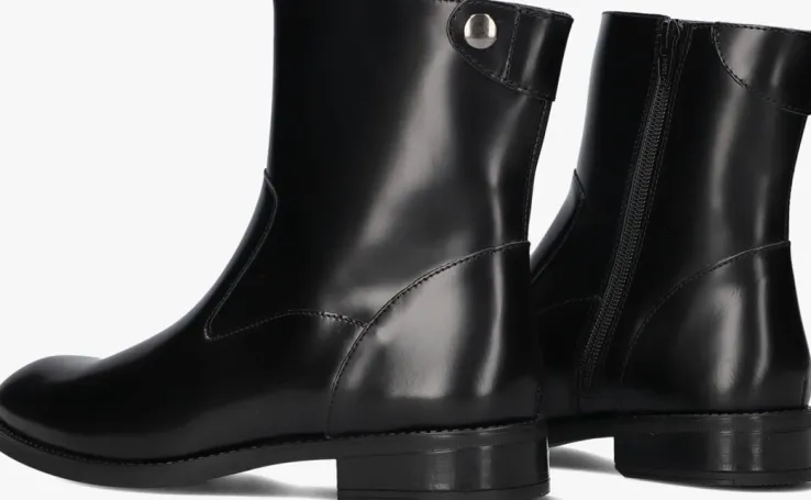 zwarte unisa enkellaarsjes belfin