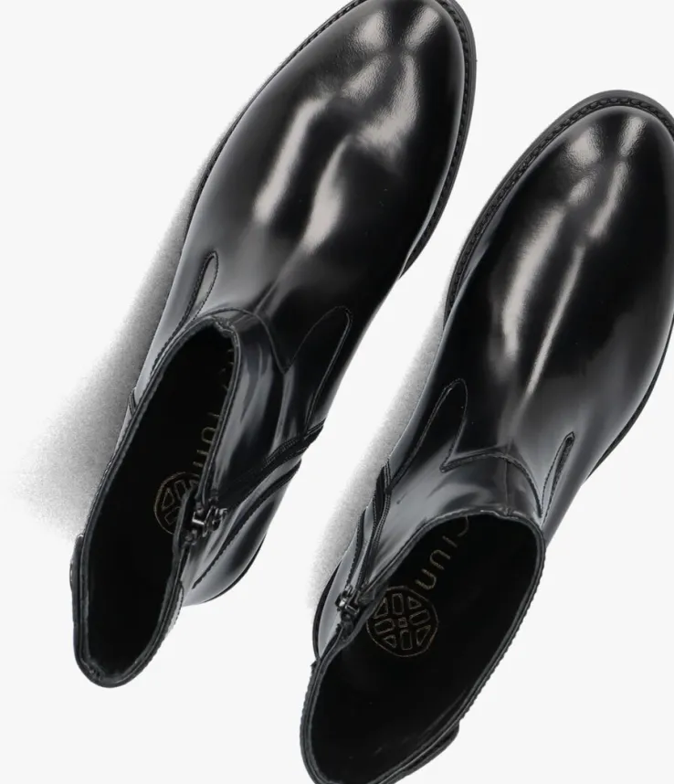 zwarte unisa enkellaarsjes belfin