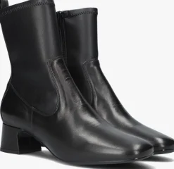 zwarte unisa enkellaarsjes lemico