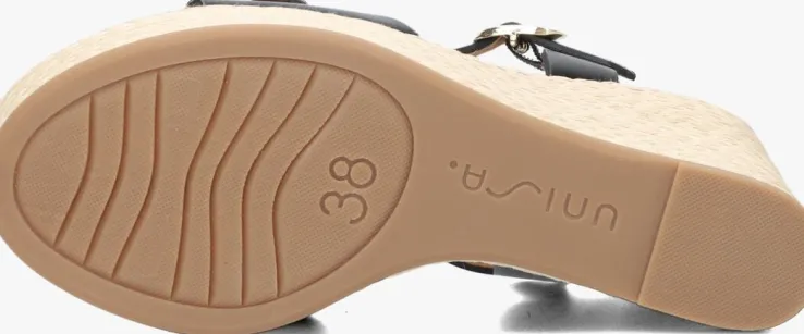 zwarte unisa sandalen melao