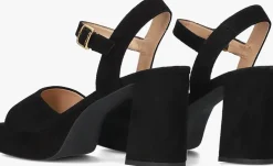 zwarte unisa sandalen met hak odran