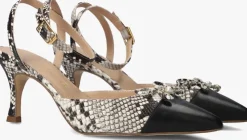 zwarte unisa sandalen met hak larua