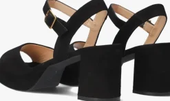 zwarte unisa sandalen met hak ney