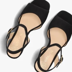 zwarte unisa sandalen met hak ney