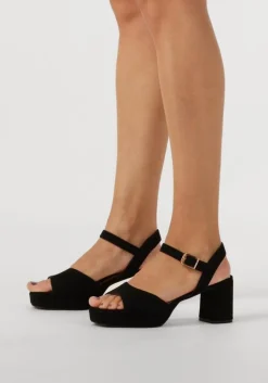 zwarte unisa sandalen met hak ney