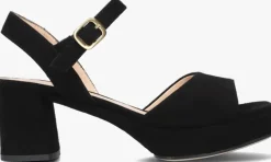 zwarte unisa sandalen met hak ney