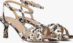 zwarte unisa sandalen met hak nombu