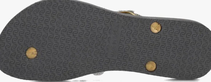 zwarte uzurii teenslippers chrystal marilyn