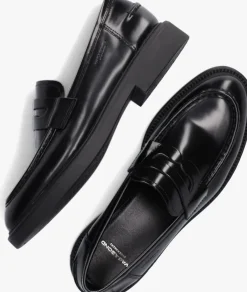 zwarte vagabond shoemakers loafers alex w