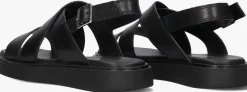 zwarte vagabond shoemakers platte sandalen connie 401