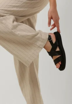 zwarte vagabond shoemakers platte sandalen connie 401