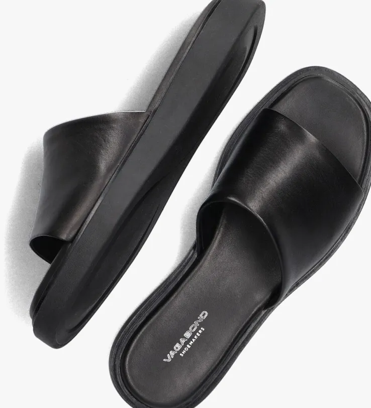 zwarte vagabond shoemakers slippers connie 201