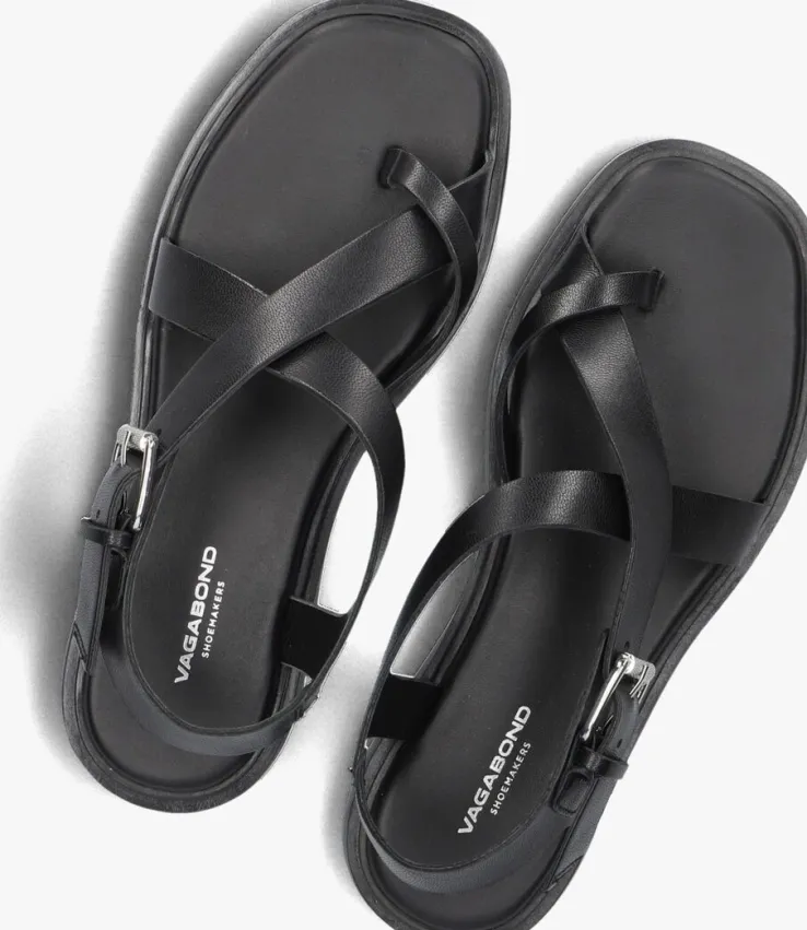 zwarte vagabond shoemakers slippers connie