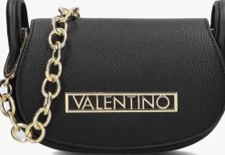 zwarte valentino bags schoudertas vinile flap bag