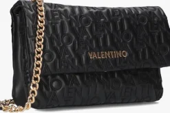 zwarte valentino bags schoudertas dram flap bag