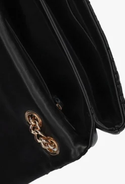 zwarte valentino bags schoudertas dram flap bag