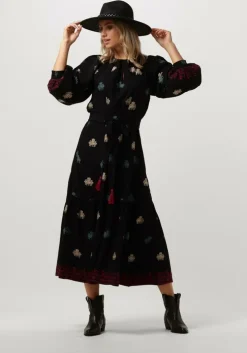 zwarte vanessa bruno midi jurk arabelle
