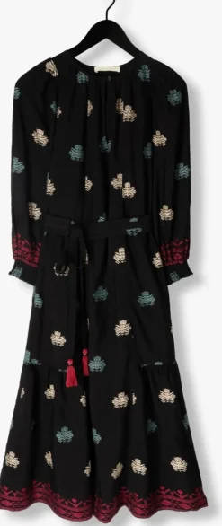 zwarte vanessa bruno midi jurk arabelle