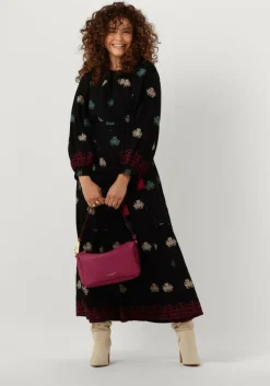 zwarte vanessa bruno midi jurk arabelle