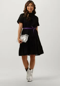 zwarte vanessa bruno mini jurk adele