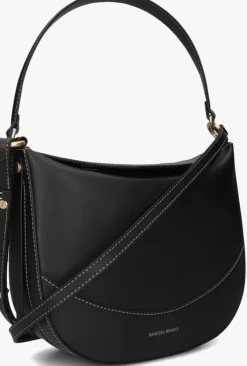 zwarte vanessa bruno schoudertas daily bag mm