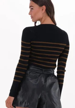 zwarte vanessa bruno trui vic pull col rond