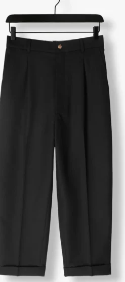 zwarte vanilia chino wool relaxed chino