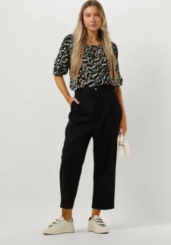 zwarte vanilia chino wool relaxed chino