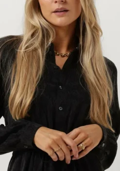 zwarte vanilia mini jurk romantic structure dress