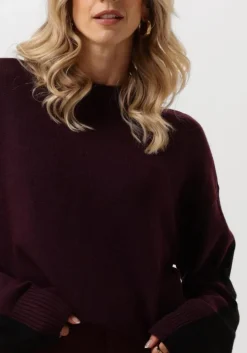 zwarte vanilia trui colourblocking sweater