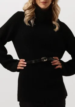 zwarte vanilia trui oversized turtle sweater