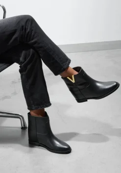 zwarte via roma 15 enkellaarsjes santa monica 2576