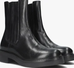 zwarte via vai chelsea boots bellamy stitch