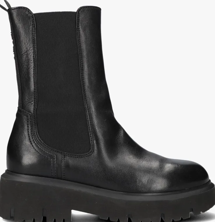 zwarte via vai chelsea boots ziva rush