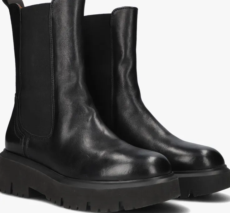 zwarte via vai chelsea boots ziva rush