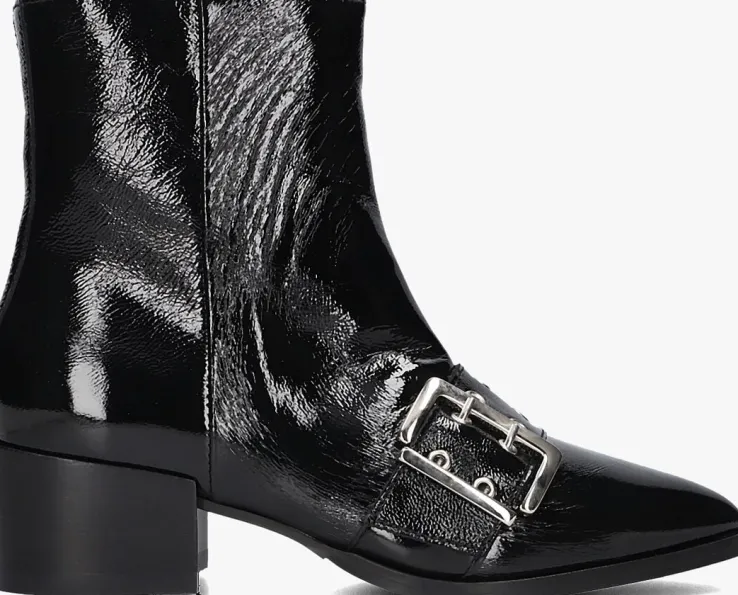 zwarte via vai enkellaarsjes rose camden