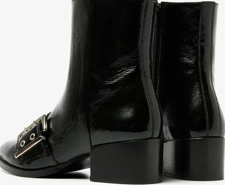 zwarte via vai enkellaarsjes rose camden