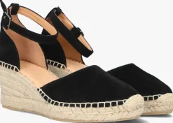zwarte via vai espadrilles flora braid