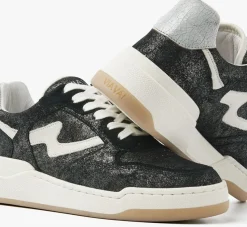 zwarte via vai lage sneakers sam levi