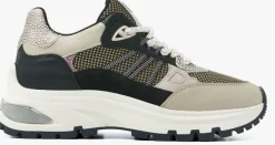 zwarte via vai lage sneakers liz dae