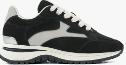 zwarte via vai lage sneakers usher riggs